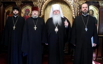 В Сайосете состоялась рабочая встреча Митрополита Тихона с администрацией Патриарших приходов в США