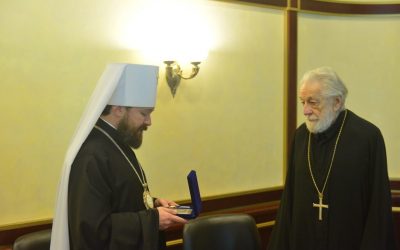 Митрополит Волоколамский Иларион выразил соболезнования в связи с кончиной одного из старейших клириков Православной Церкви в Америке протопресвитера Даниила Губяка
