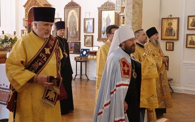 Председатель ОВЦС и Первоиерарх РПЦЗ совершили Литургию в Синодальной резиденции Русской Зарубежной Церкви в Нью-Йорке