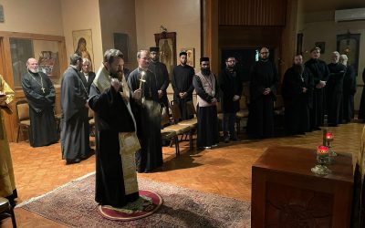 Заупокойная лития по Ф. М. Достоевскому совершена в день 200-летия со дня рождения писателя в Свято-Владимирской духовной семинарии в Нью-Йорке