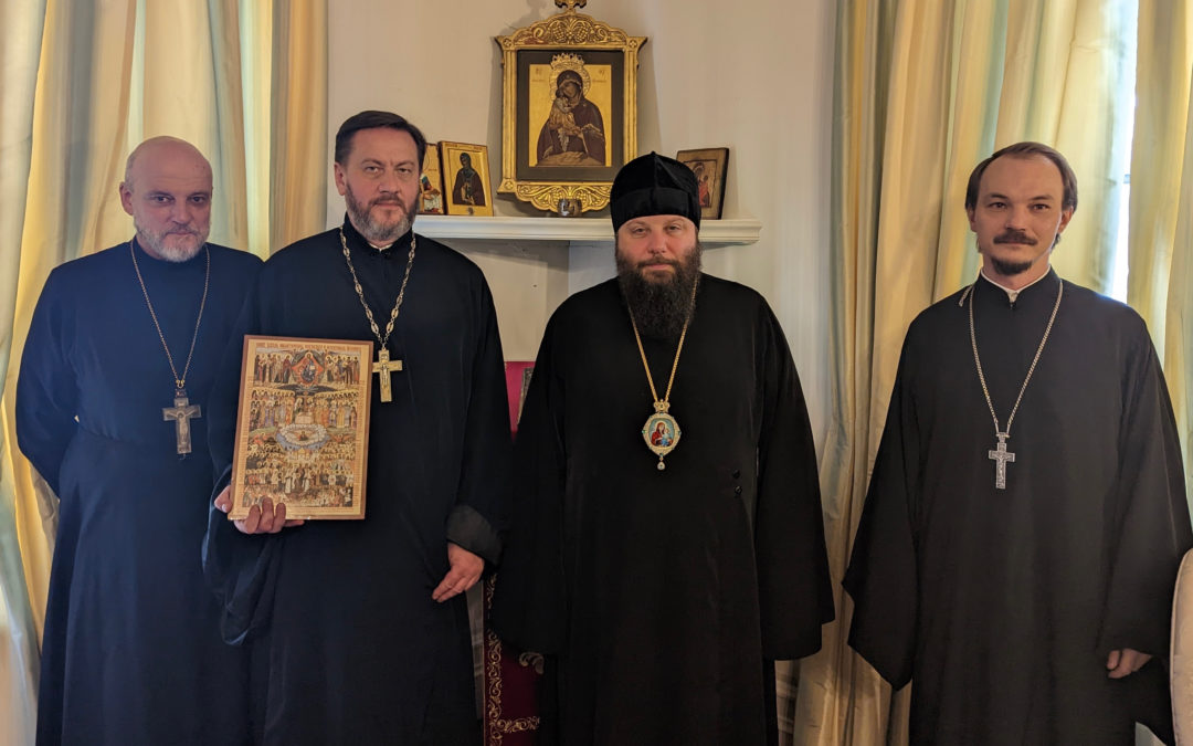 Состоялась встреча Первоиерарха Русской Православной Церкви Заграницей с новоназначенным настоятелем Патриаршего собора Нью-Йорка