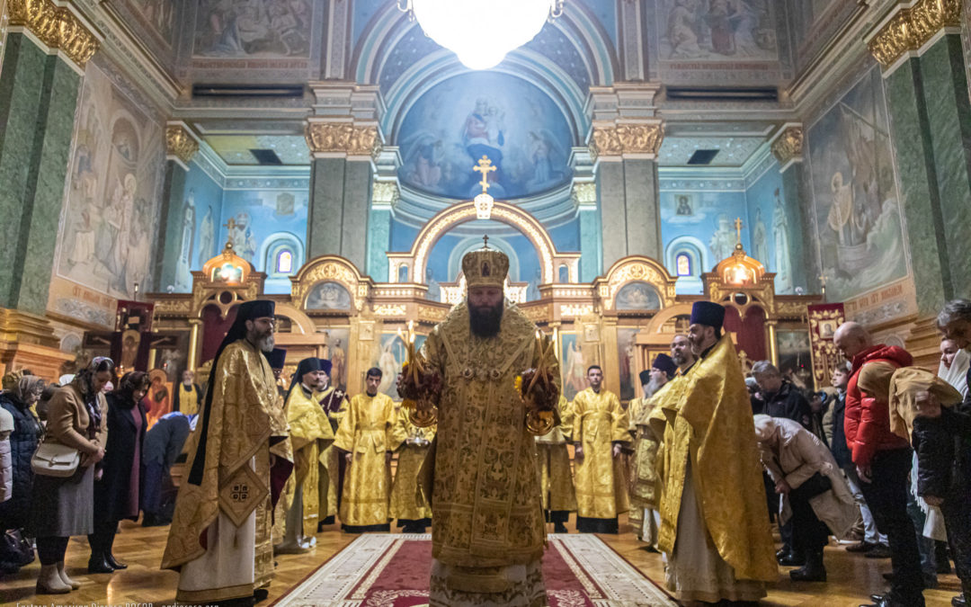 Первоиерарх Русской Зарубежной Церкви возглавил праздничную Литургию в Николаевском Патриаршем соборе г. Нью-Йорк