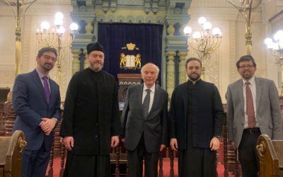 Канцлер Патриарших приходов в США встретился с президентом фонда «Призыв совести» раввином Артуром Шнайером