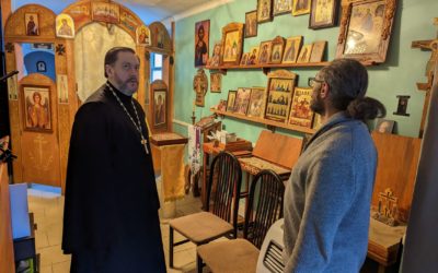 Канцлер Патриарших приходов в США посетил Дом трудолюбия имени святого праведного Иоанна Кронштадтского в Бруклине
