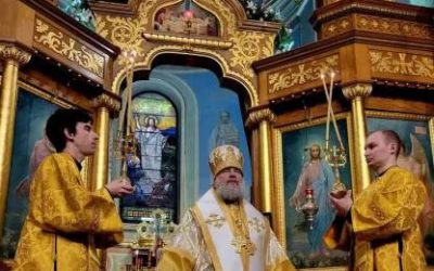 Архиепископ Чика‌гский и Среднего Запада Даниил возглавил Божественную Литургию в Николаевском Патриаршем соборе