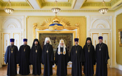 Канцлер Патриарших приходов в США принял участие во встрече со Святейшим Патриархом Кириллом