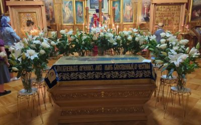 Богослужения Успения Божией Матери в Николаевском соборе
