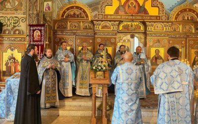 Настоятель Николаевского собора принял участие в праздновании Владимирской иконы Божией Матери в Ново-Дивеевском монастыре