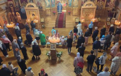 Ученики Воскресной школы приняли участие в праздновании Покрова Божией Матери 
