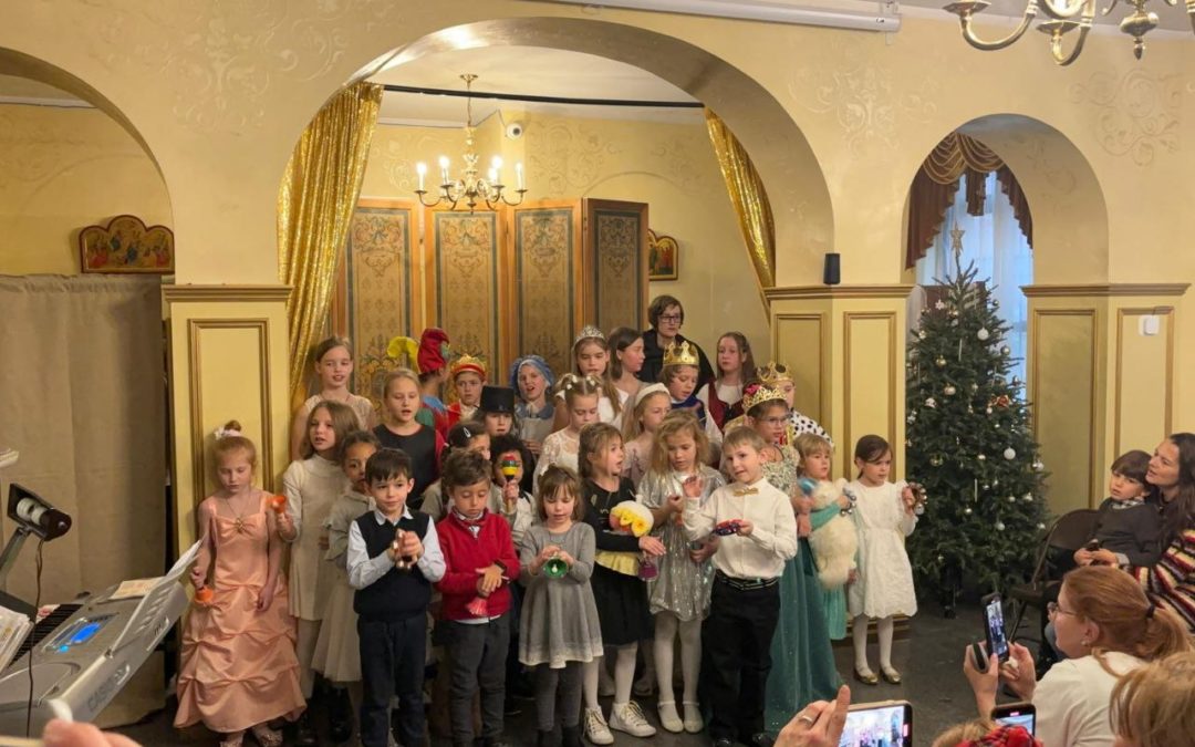 Детский праздник в Николаевском соборе