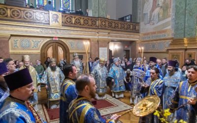 В Николаевском Патриаршем соборе Нью-Йорка состоялись торжества, посвященные 100-летию со дня преставления святителя Патриарха Тихона