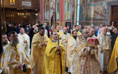 Духовенство Московского Патриархата приняло участие в первом сослужении Предстоятелей Православной Церкви в Америке и Охридской Архиепископии
