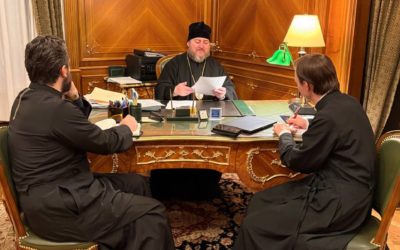 Епископ Матфей провел рабочую встречу с сотрудниками своей канцелярии