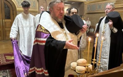 Всенощное бдение в канун праздника Вознесения Господня