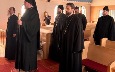 Епископ Матфей совершил Литургию в Иоанно-Златоустовском храме г. Гранд-Рапидс